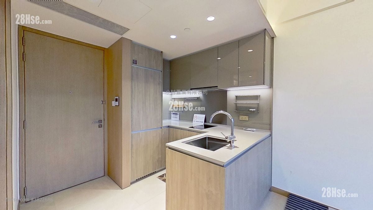 厨房: 瀚名 售盘 1 房 , 1 浴室 319 平方尺