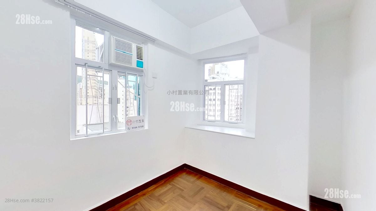 主人房: 德興大廈 租盤 1 房 , 1 浴室 348 平方呎