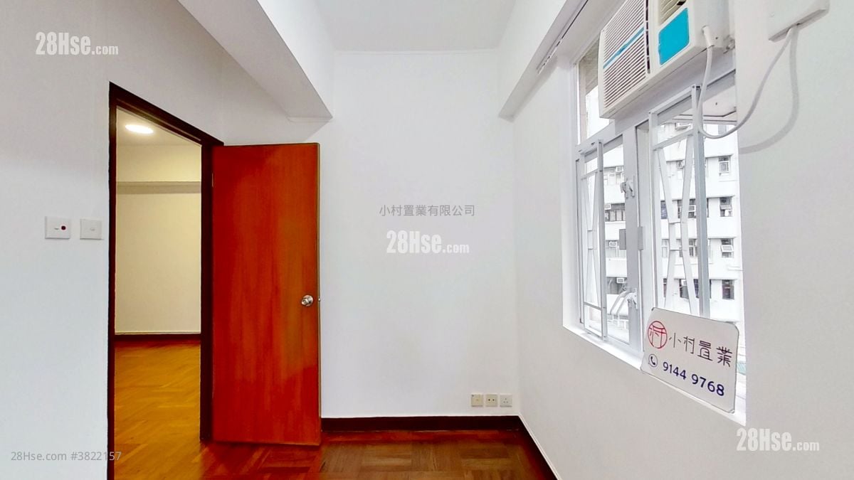 主人房: 德興大廈 租盤 1 房 , 1 浴室 348 平方呎