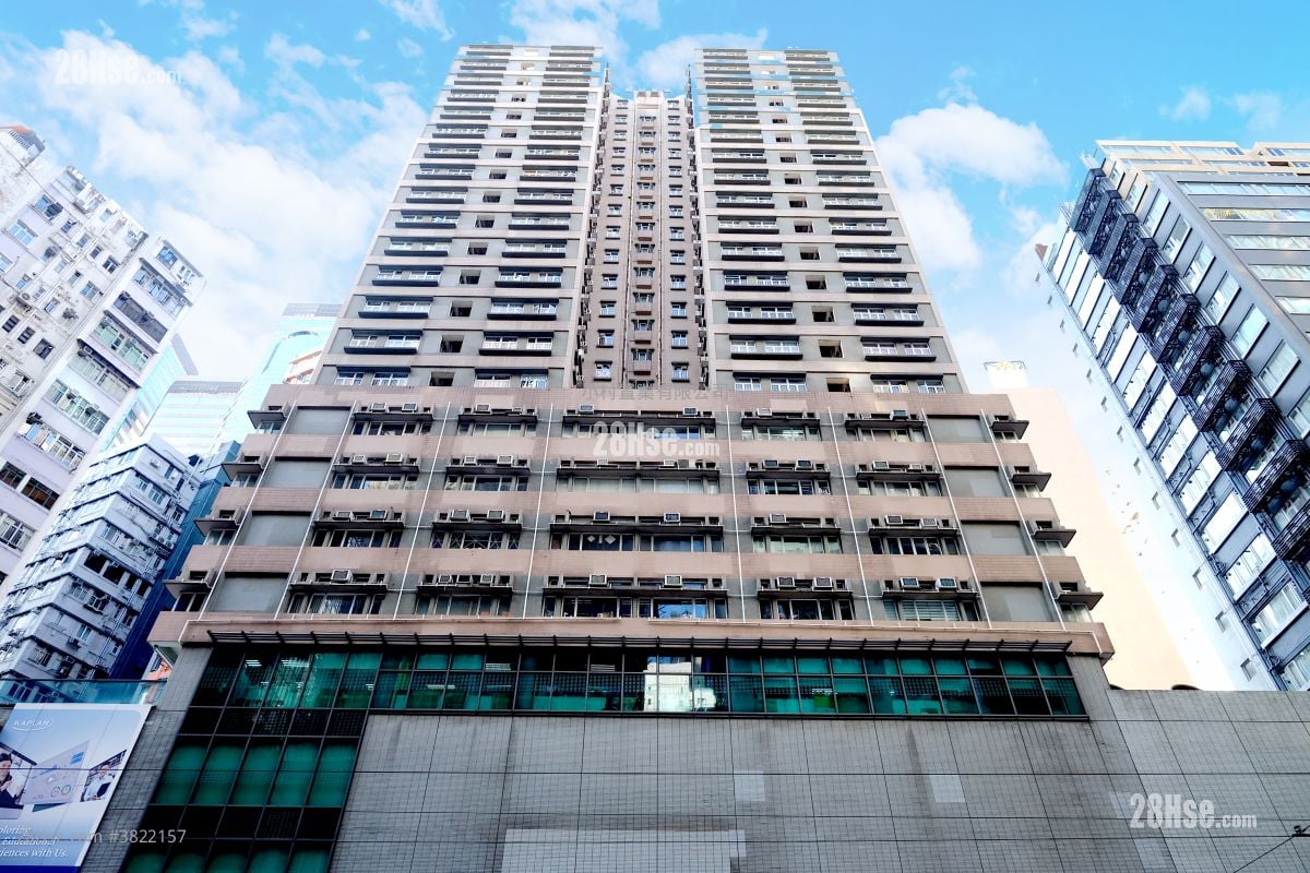 大廈外觀: 德興大廈 租盤 1 房 , 1 浴室 348 平方呎