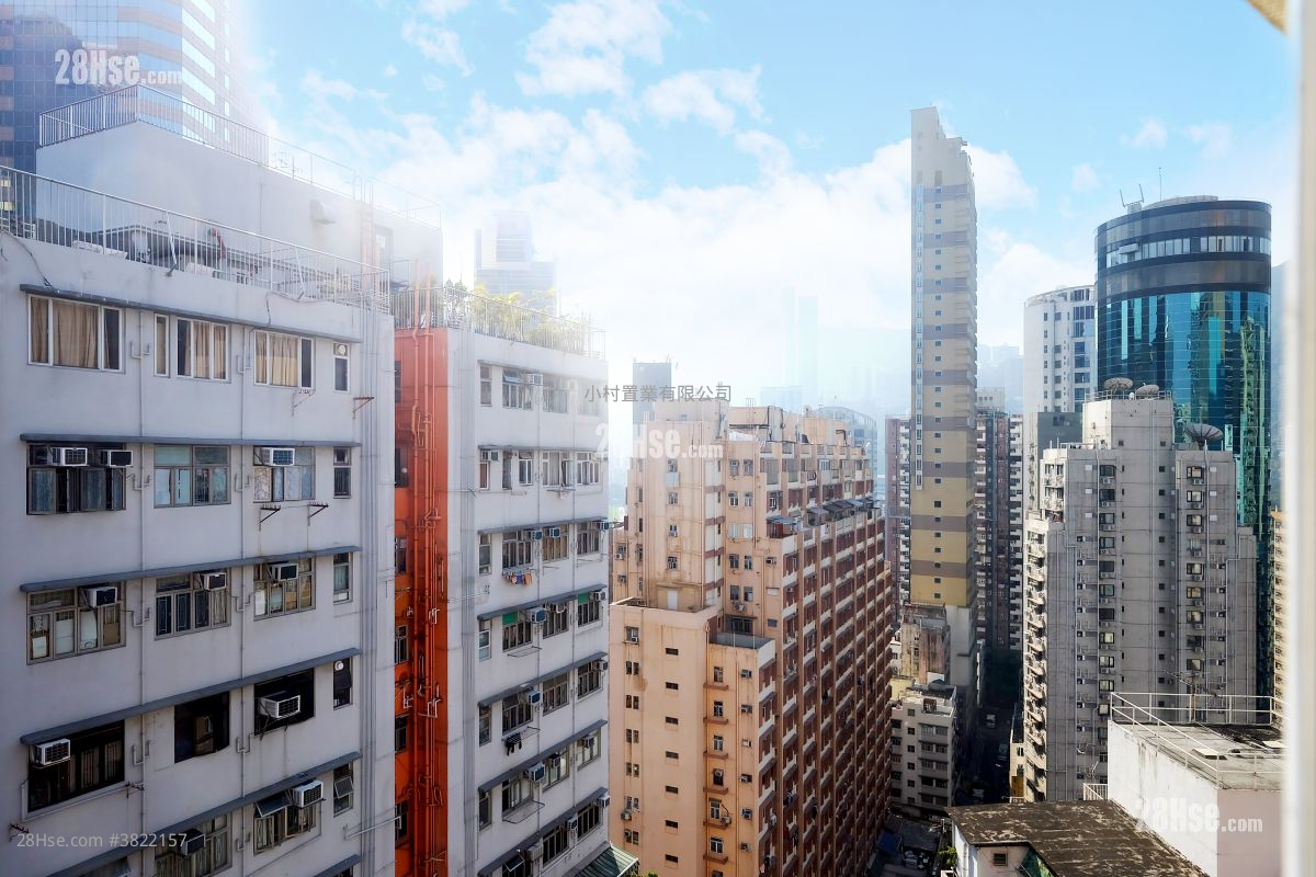 景觀: 德興大廈 租盤 1 房 , 1 浴室 348 平方呎