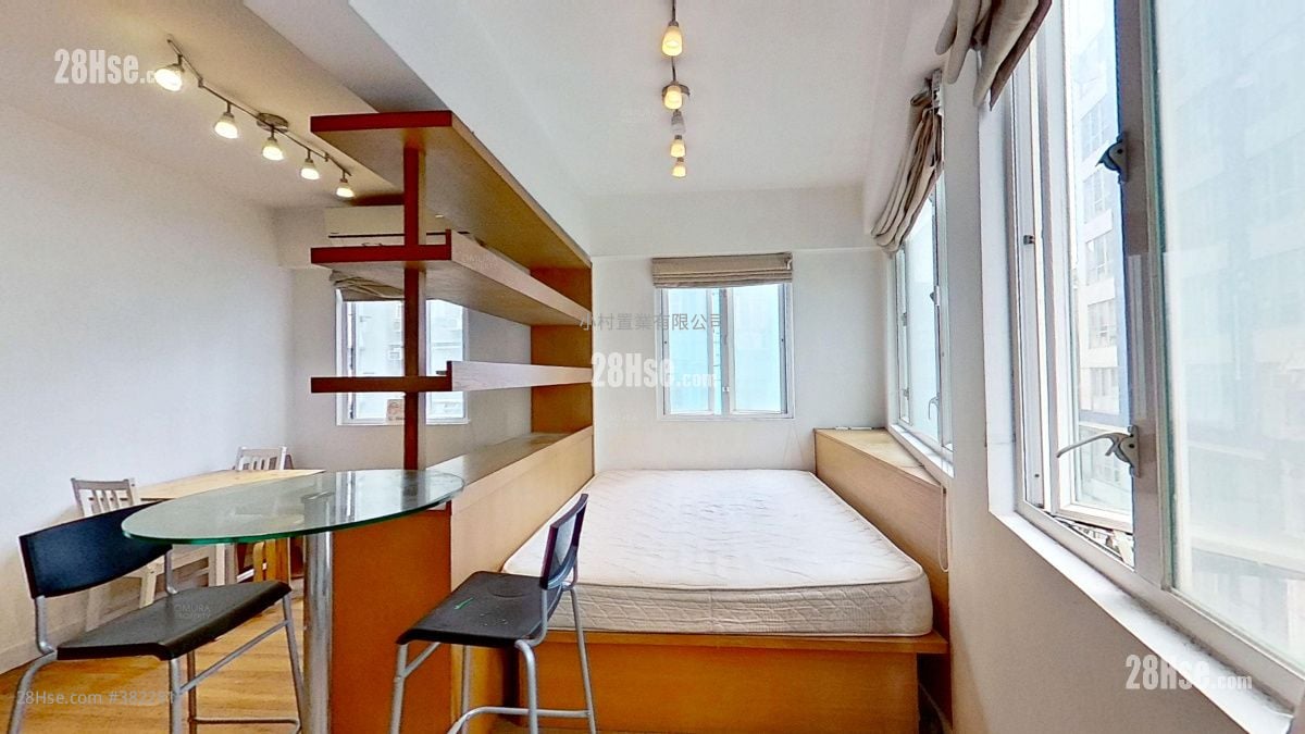 主人房: 荷李活道66號 租盤 開放式間隔 , 1 浴室 357 平方呎