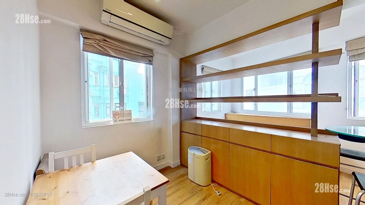 主人房: 荷李活道66號 租盤 開放式間隔 , 1 浴室 357 平方呎