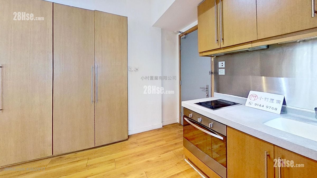 廚房: 荷李活道66號 租盤 開放式間隔 , 1 浴室 357 平方呎