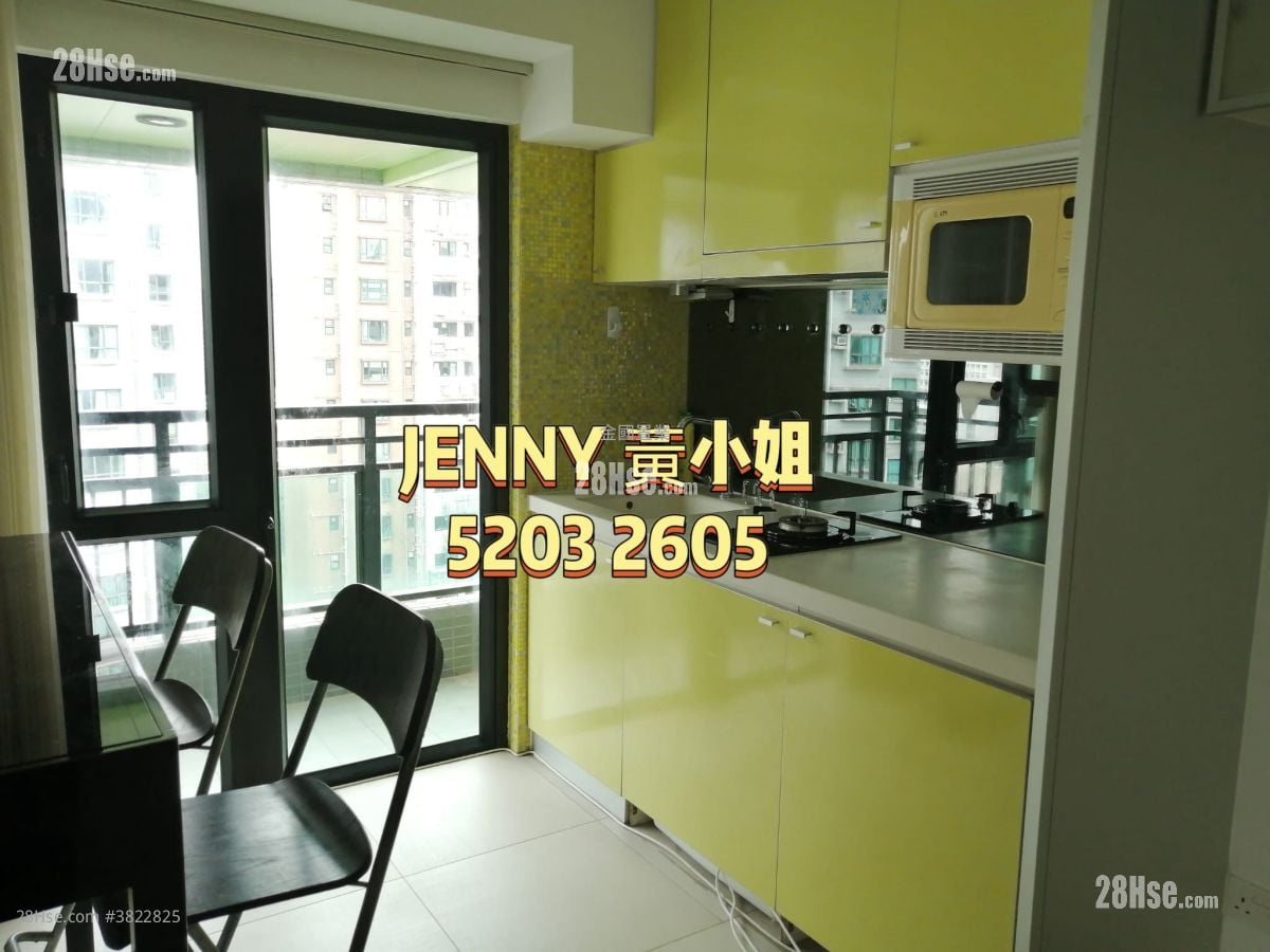 德成軒 租盤 2 房 , 1 浴室 429 平方呎