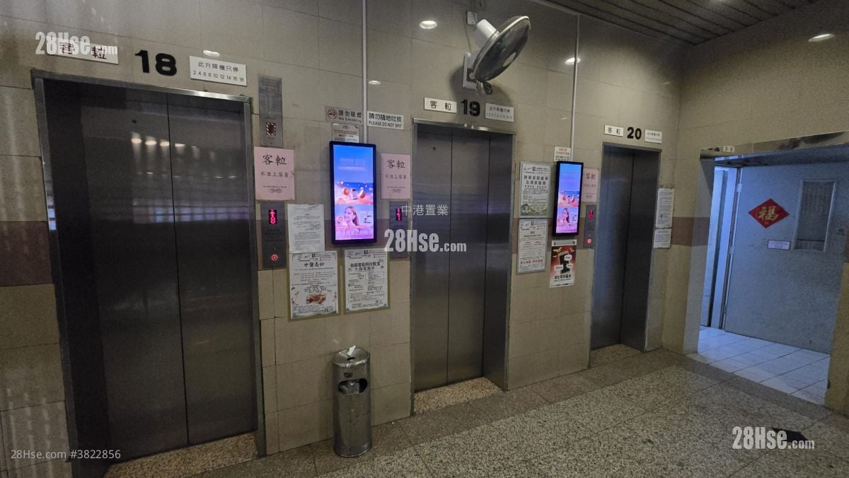 海景樓 租盤 2 房 , 1 浴室