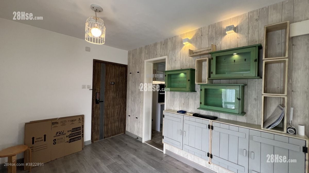 廳: 翠怡花園 租盤 1 房 , 1 浴室 368 平方呎