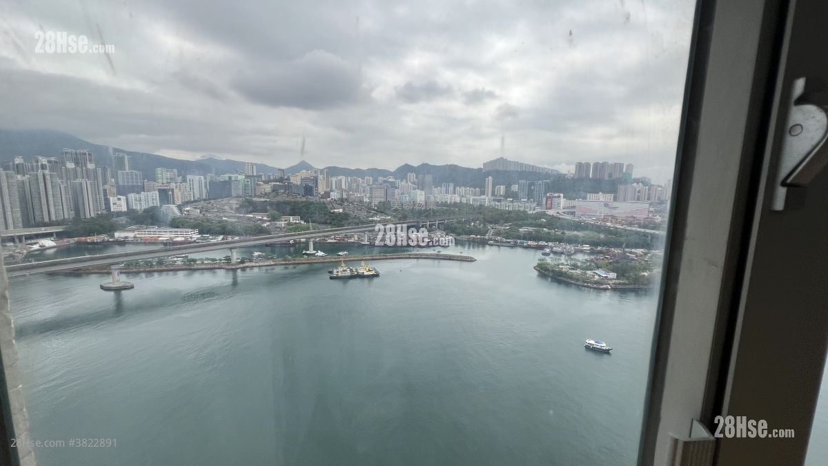 景觀: 翠怡花園 租盤 1 房 , 1 浴室 368 平方呎