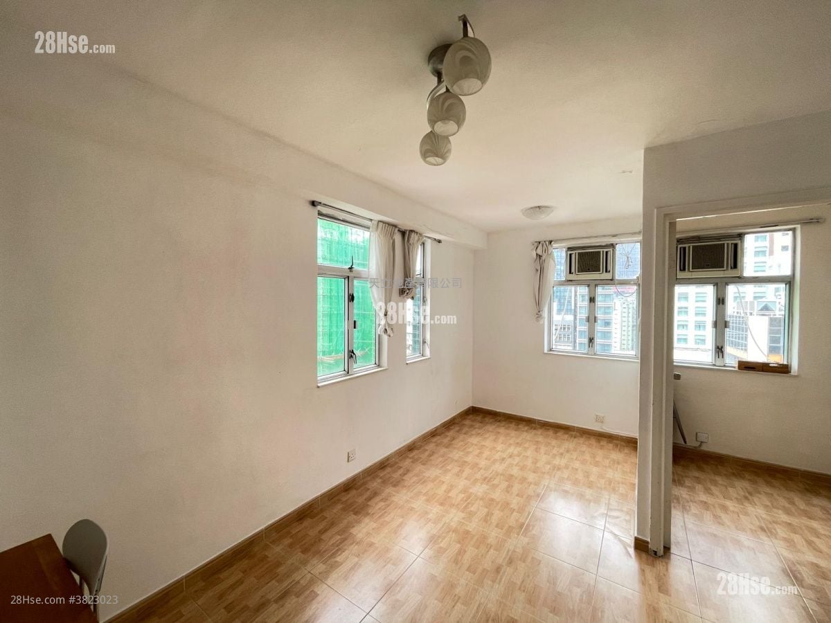 裕利大廈 租盤 1 房 , 1 浴室 270 平方呎