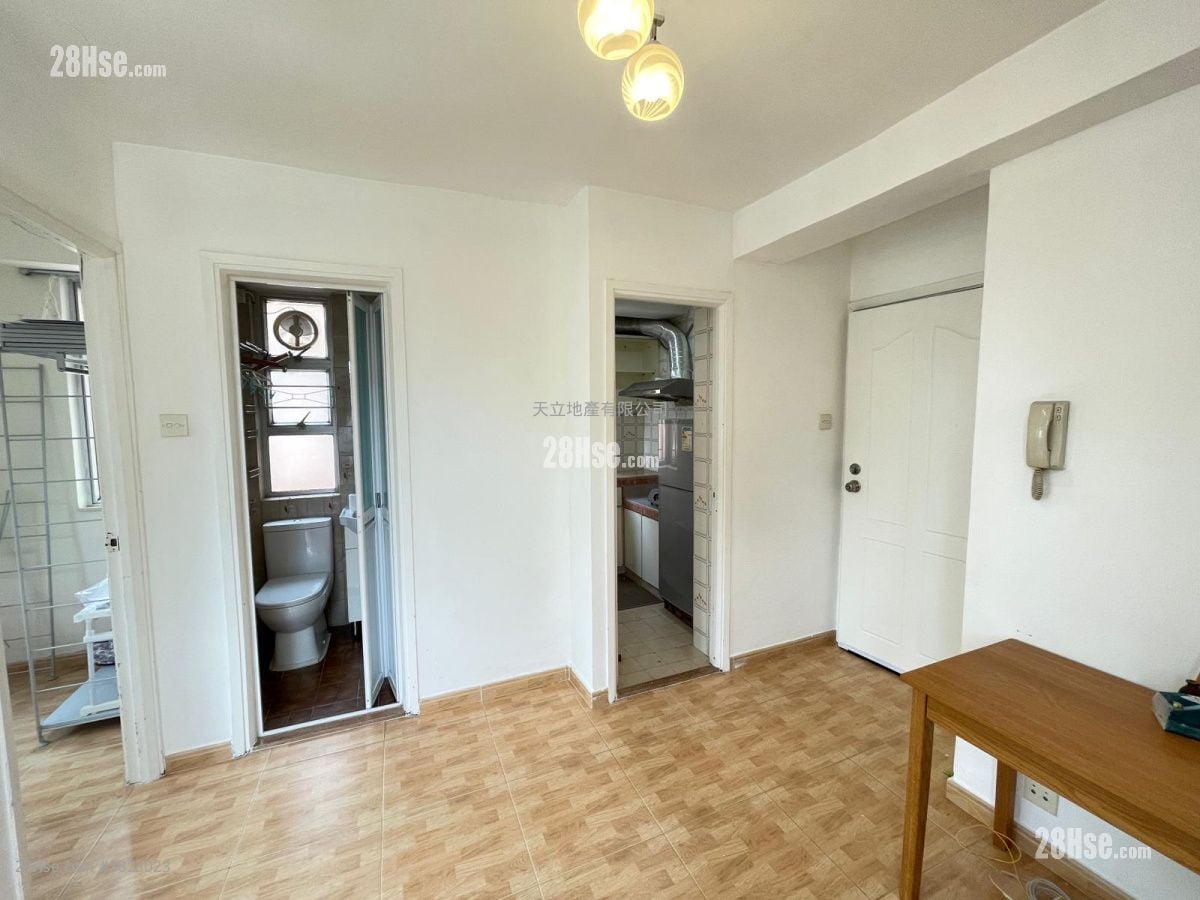 裕利大廈 租盤 1 房 , 1 浴室 270 平方呎