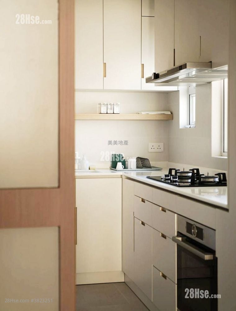 嘉景花園大廈 租盤 2 房 , 2 浴室 830 平方呎