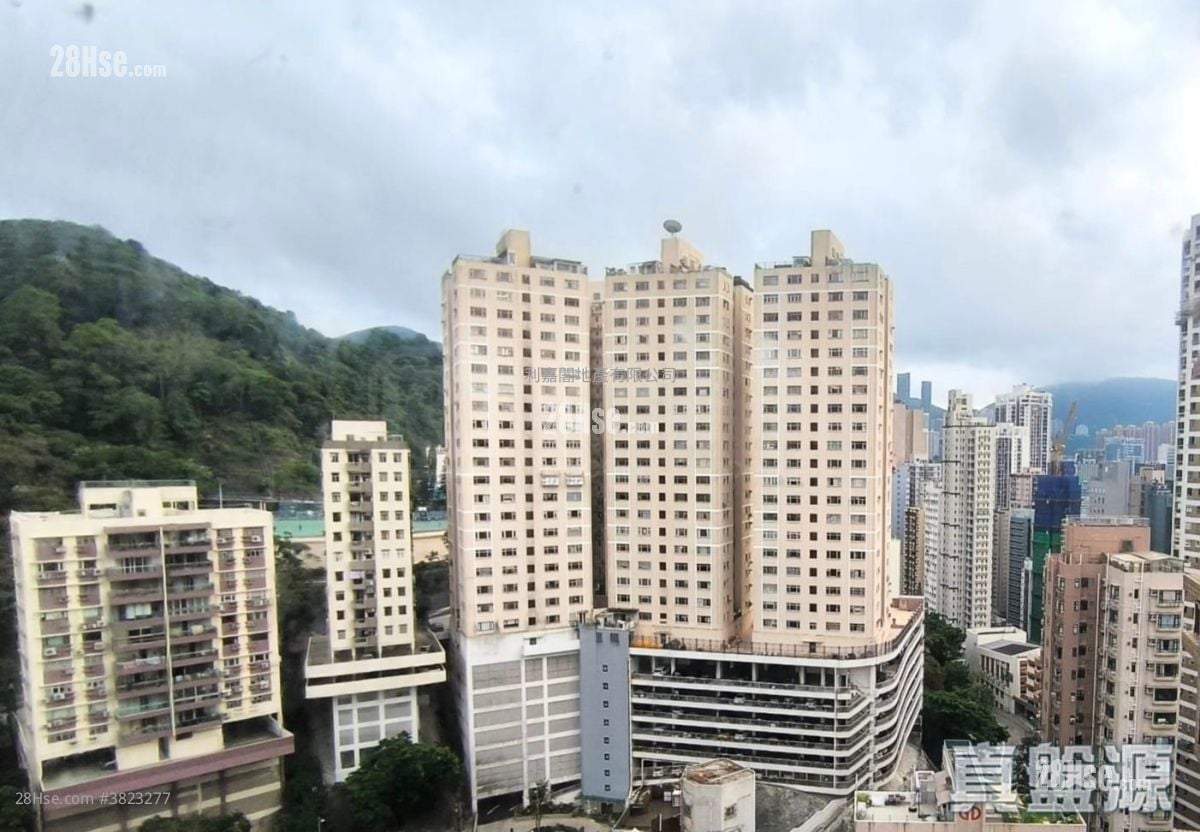 富慧閣 租盤 3 房 , 2 浴室 857 平方呎