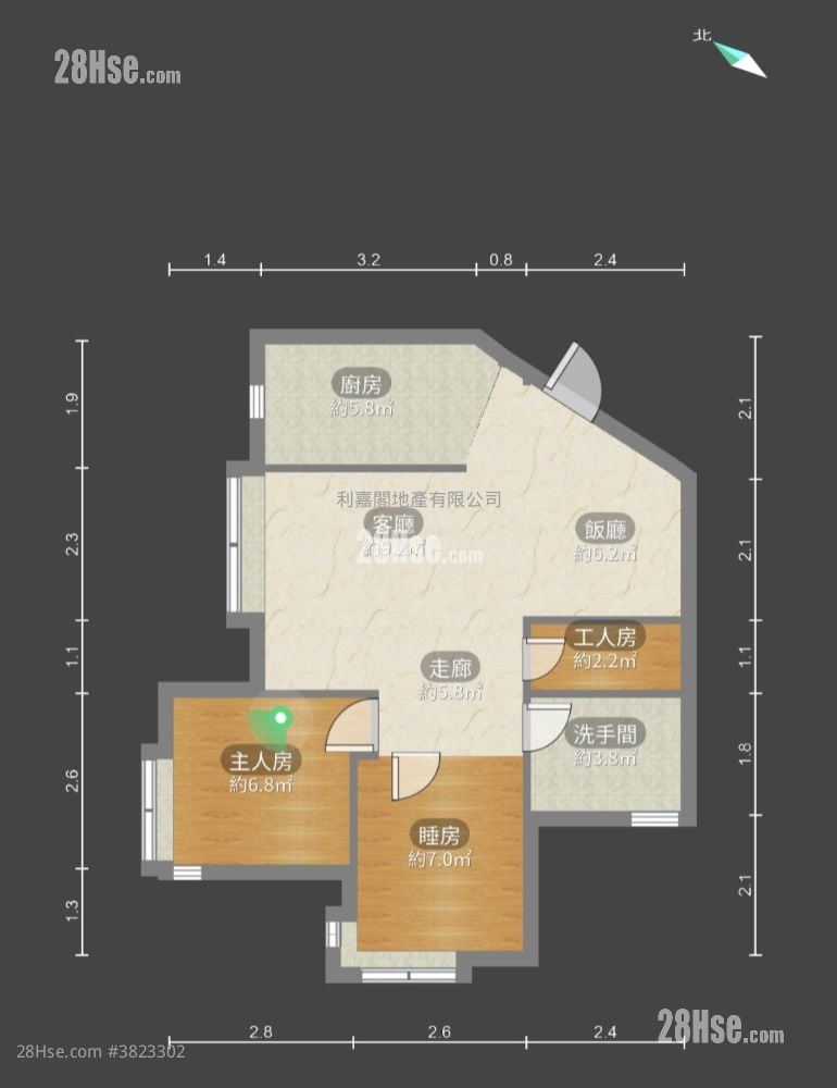 浪澄湾 售盘 2 房 , 1 浴室 560 平方尺