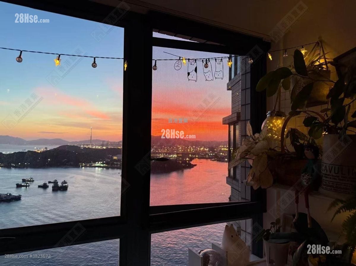 睡房 1: 浪澄灣 租盤 2 房 , 1 浴室 560 平方呎