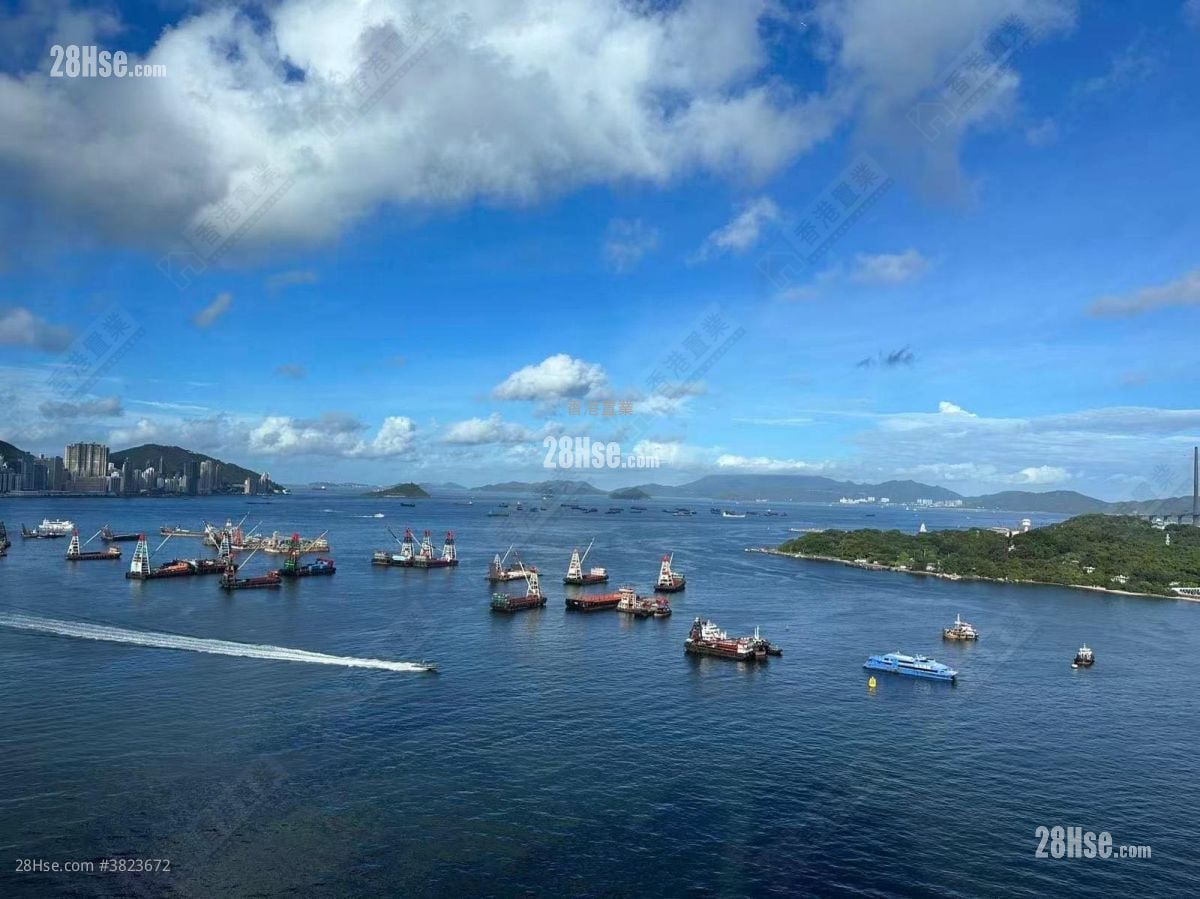 景觀: 浪澄灣 租盤 2 房 , 1 浴室 560 平方呎