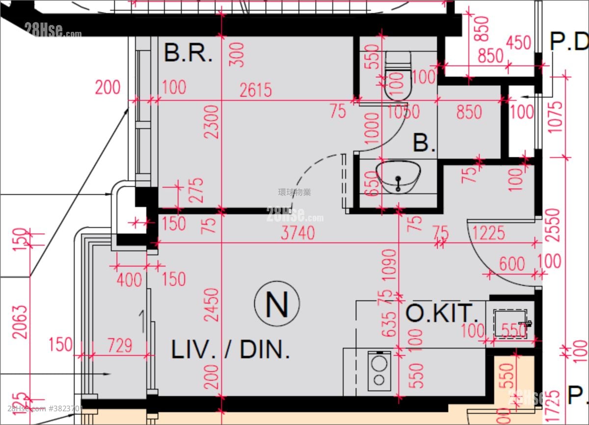 Kennedy 38 Rental 1 Bedroom , 1 Bathroom 301 ft²
