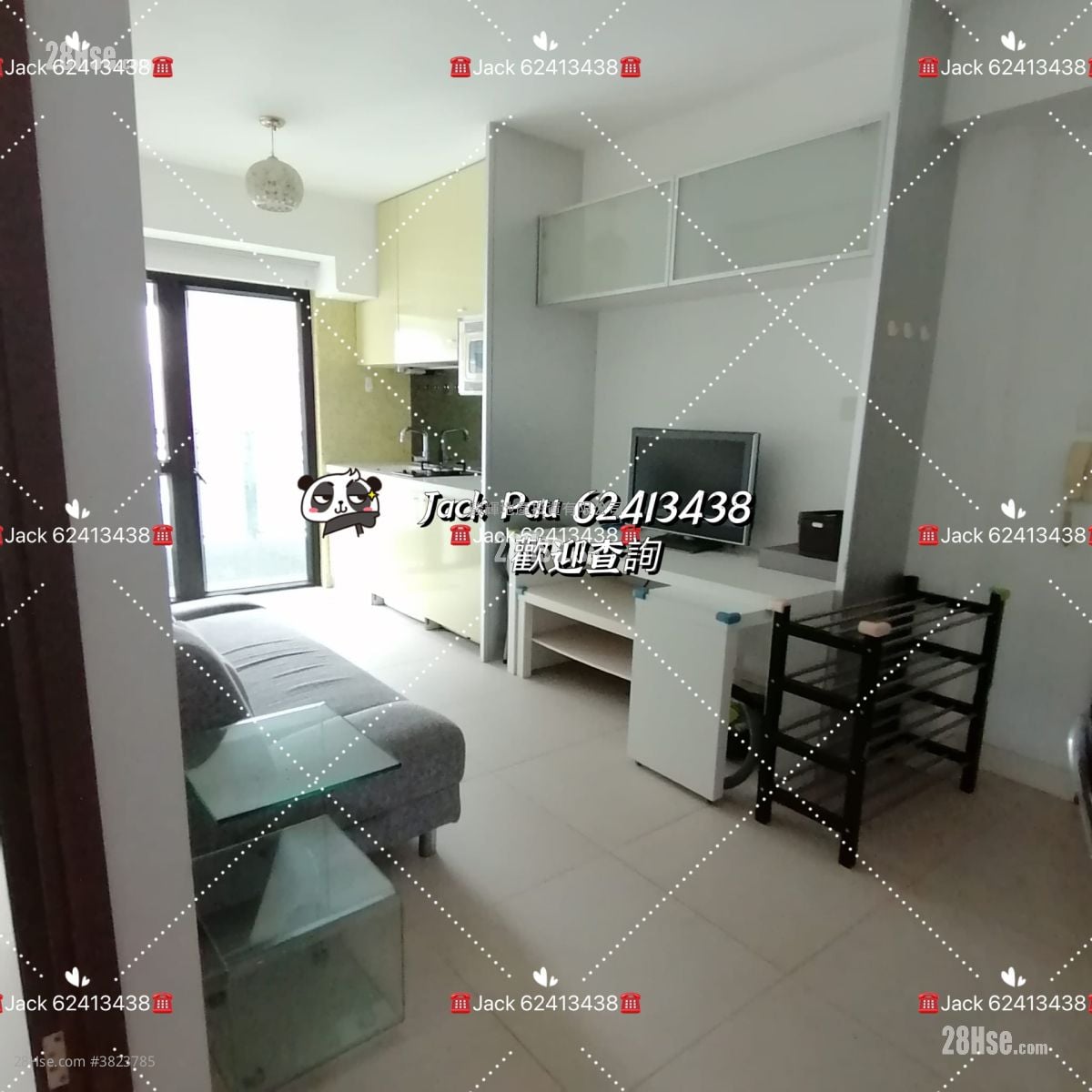 德成軒 租盤 2 房 , 1 浴室 429 平方呎