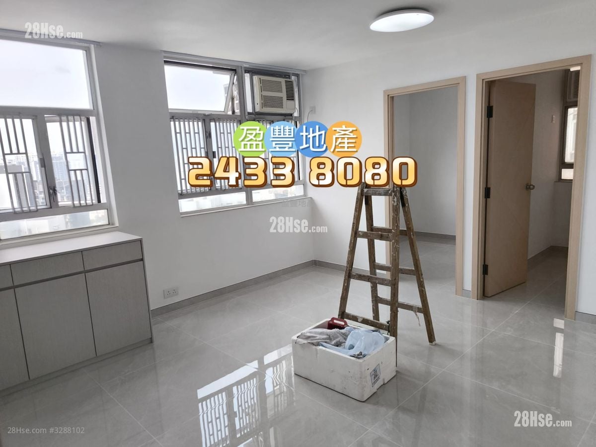 兆禧苑 租盤 2 房 , 1 浴室 363 平方呎