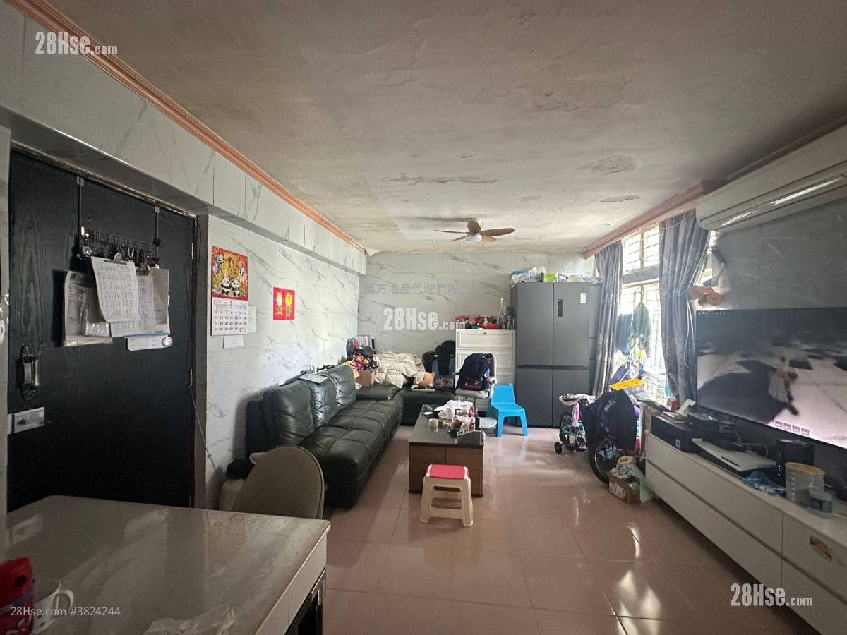 恆安邨 售盤 2 房 , 1 浴室 485 平方呎