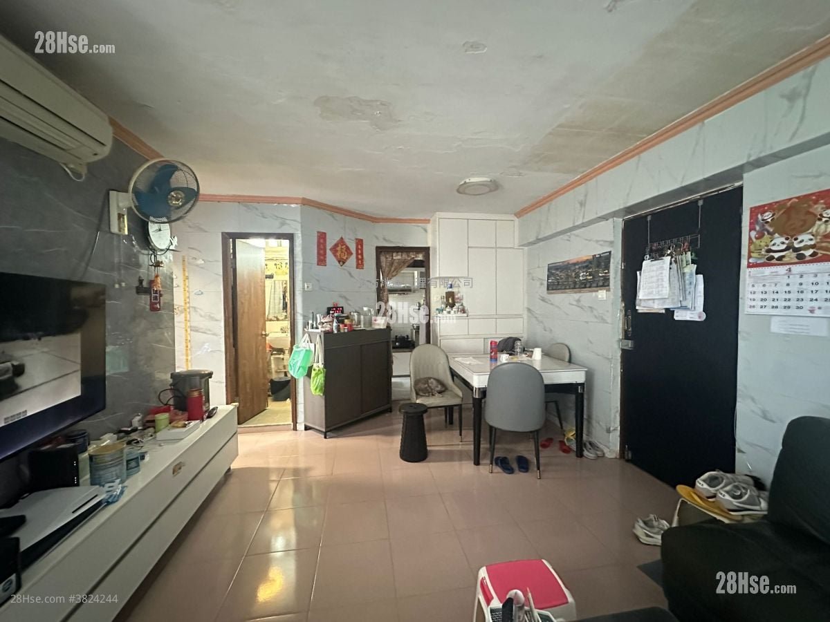 恆安邨 售盤 2 房 , 1 浴室 485 平方呎