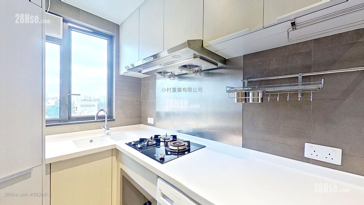 廚房: 福佬村道48號 租盤 2 房 , 1 浴室 515 平方呎