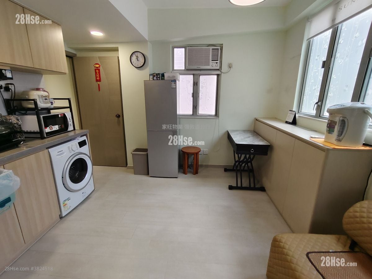 鑽石樓 租盤 1 房 , 1 浴室 250 平方呎