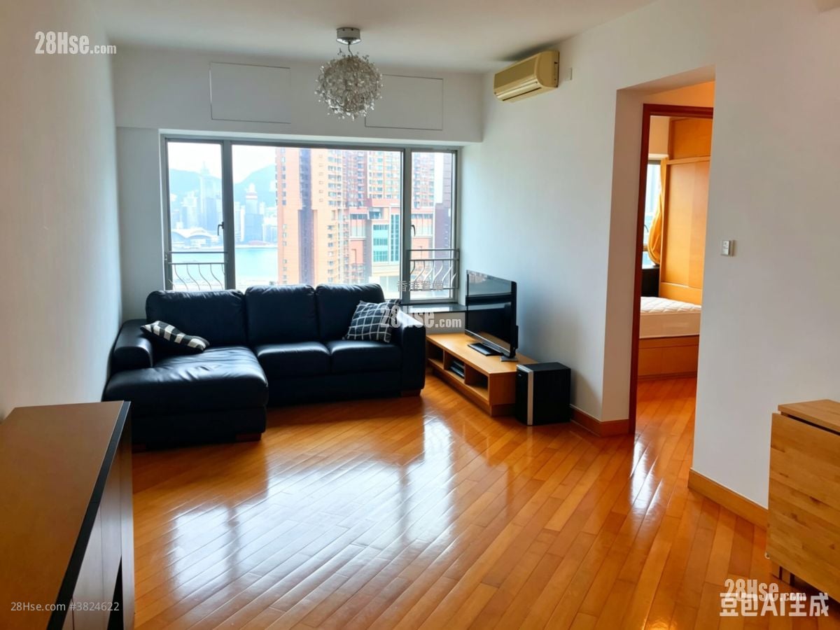 擎天半島 租盤 2 房 , 1 浴室 633 平方呎