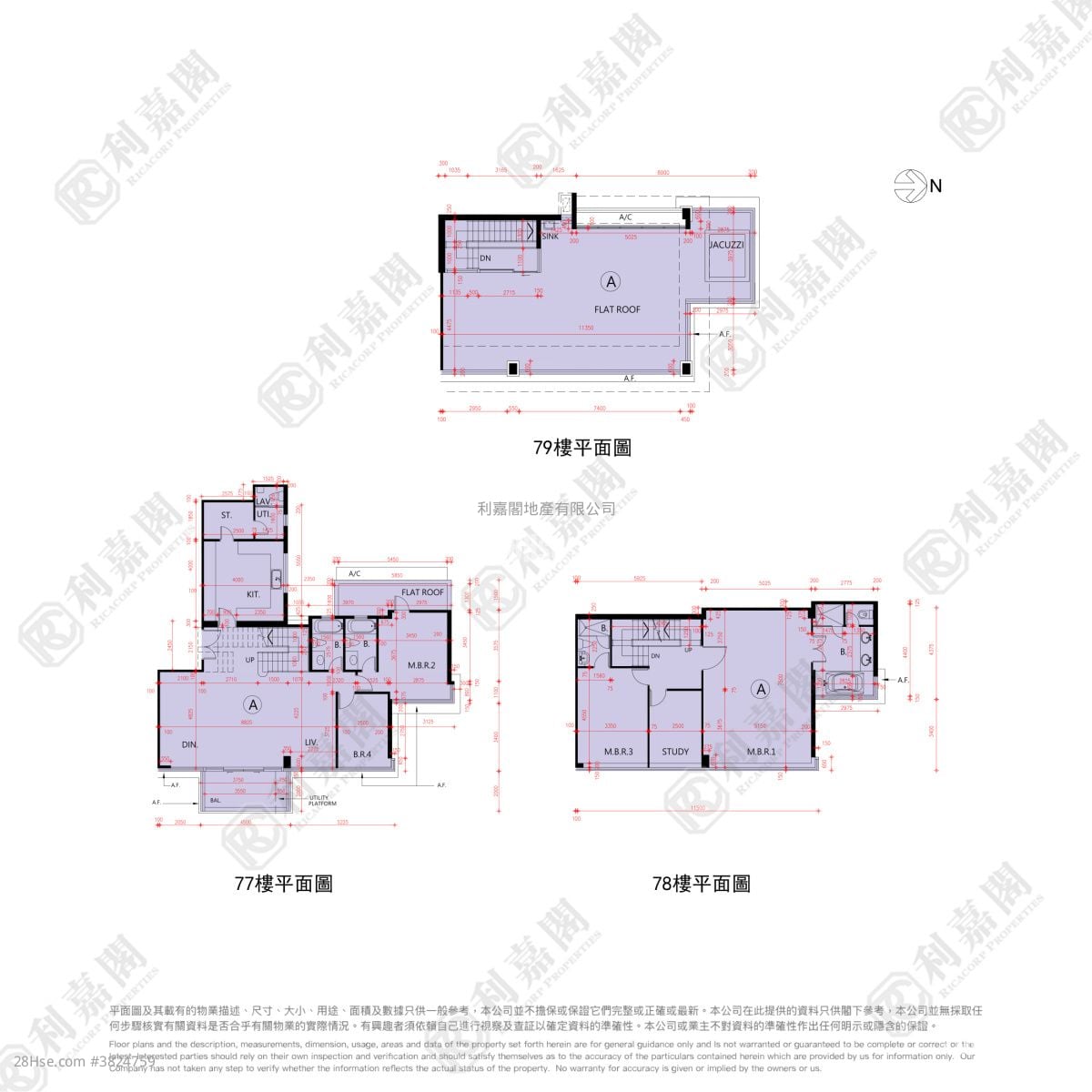 凯旋门 售盘 5+ 房 , 5+ 浴室 2,522 平方尺