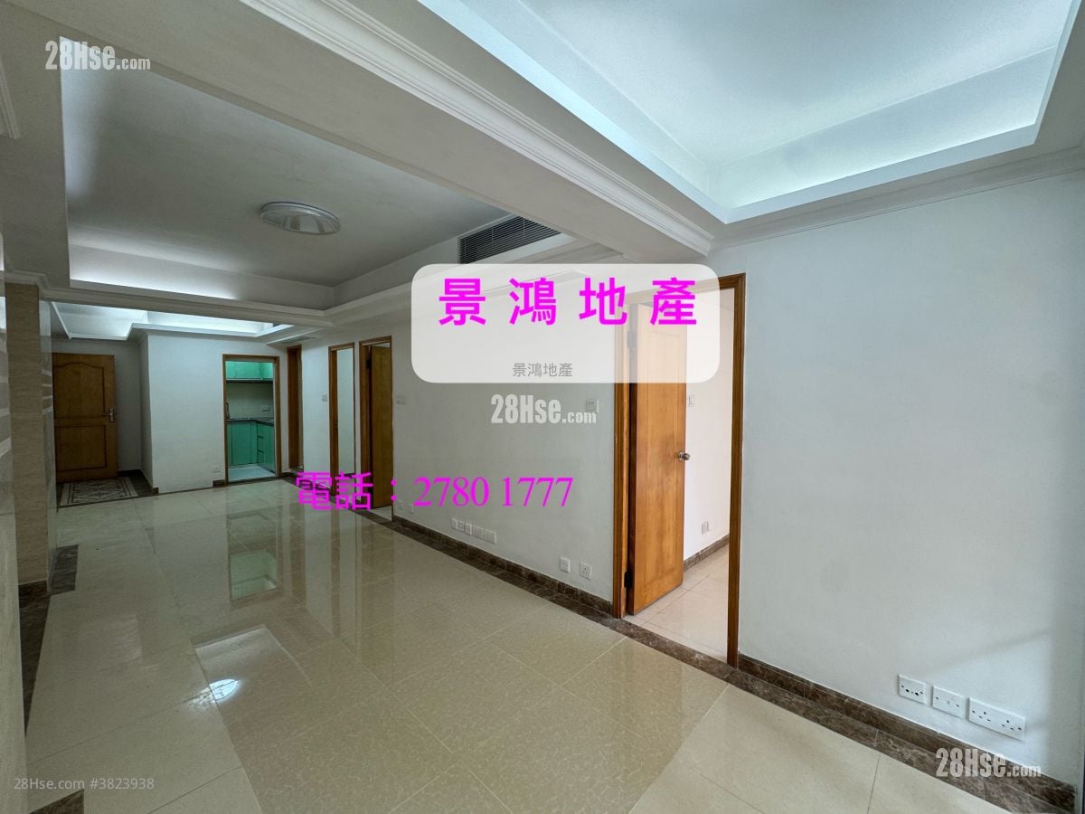 文華樓 租盤 3 房 820 平方呎