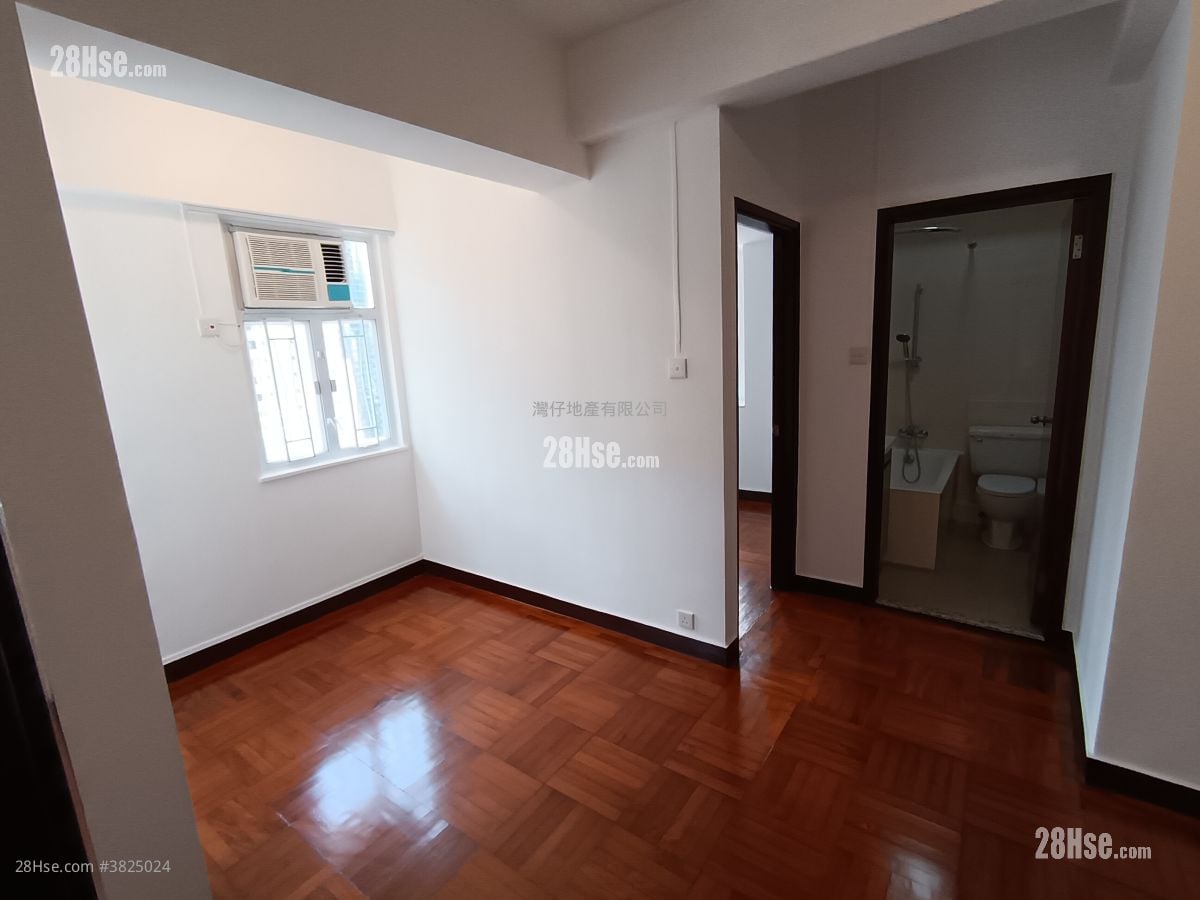 德興大廈 租盤 1 房 , 1 浴室 348 平方呎