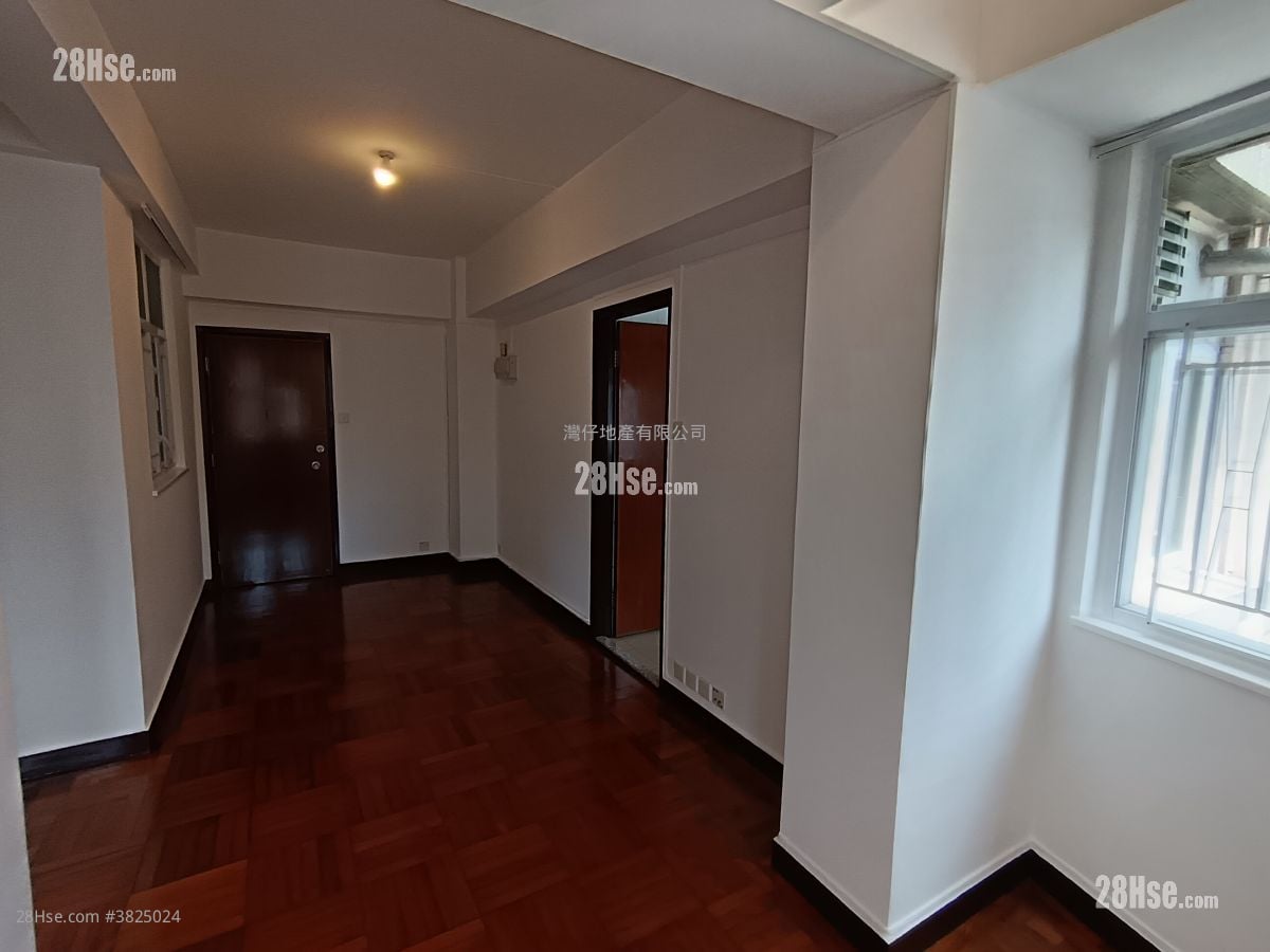 德興大廈 租盤 1 房 , 1 浴室 348 平方呎