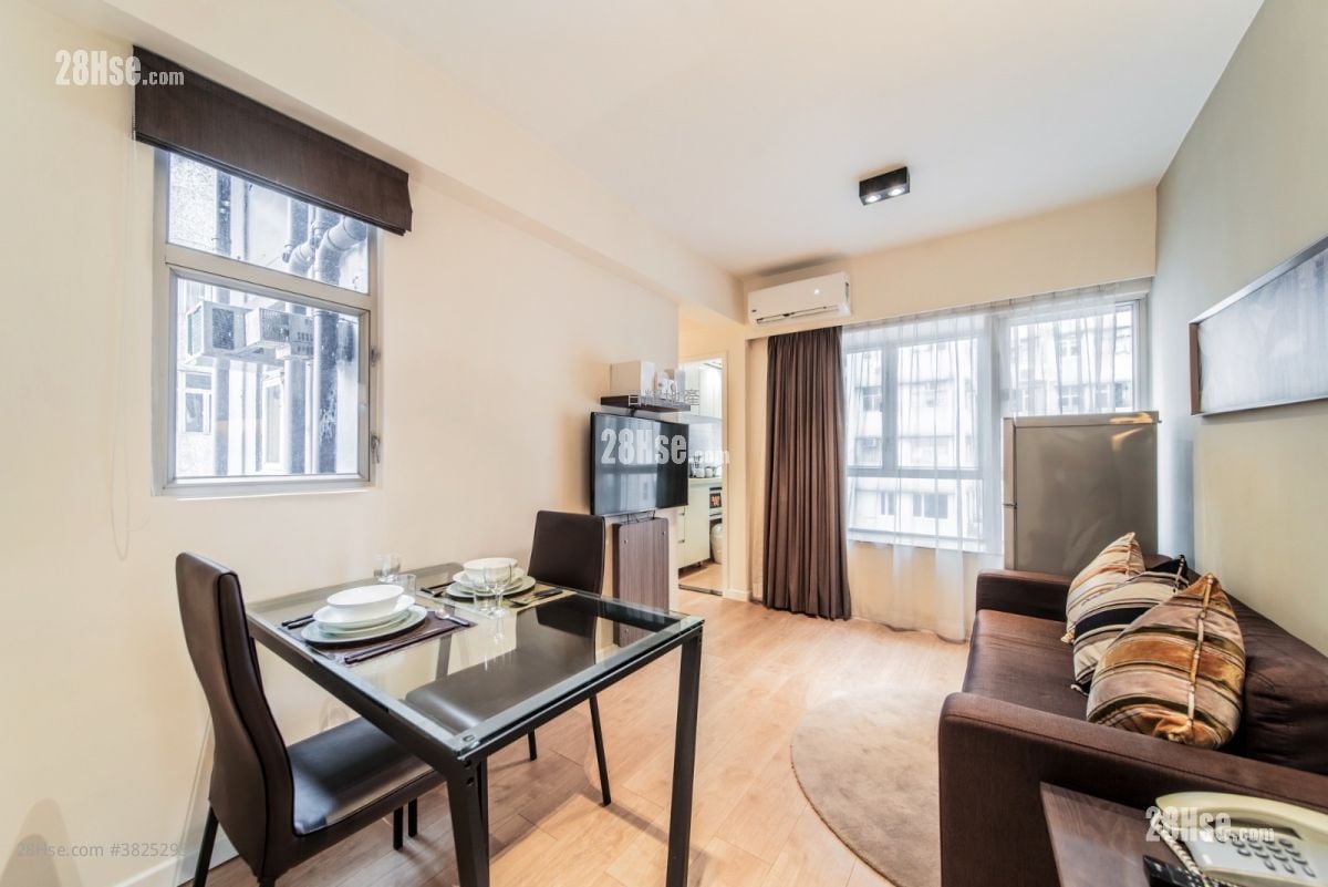 薈賢居 租盤 2 房 , 1 浴室 380 平方呎