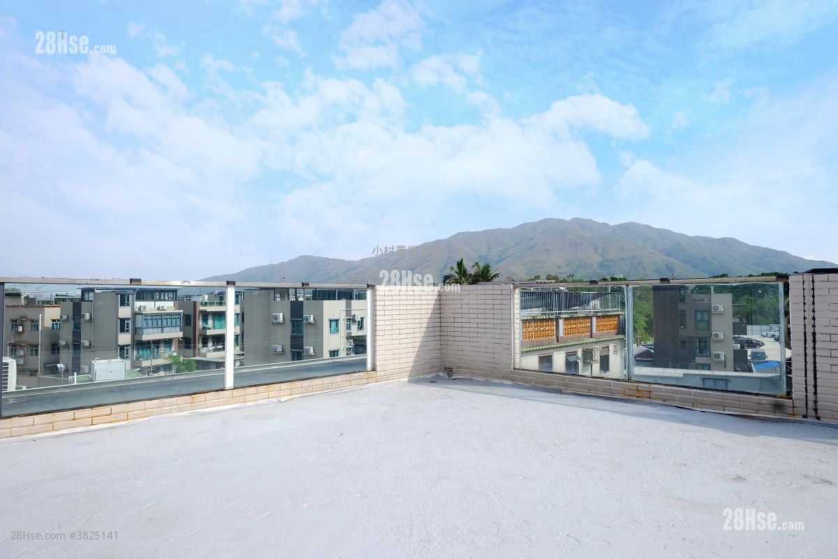 天台: 水流田村 售盤 3 房 , 1 浴室 646 平方呎