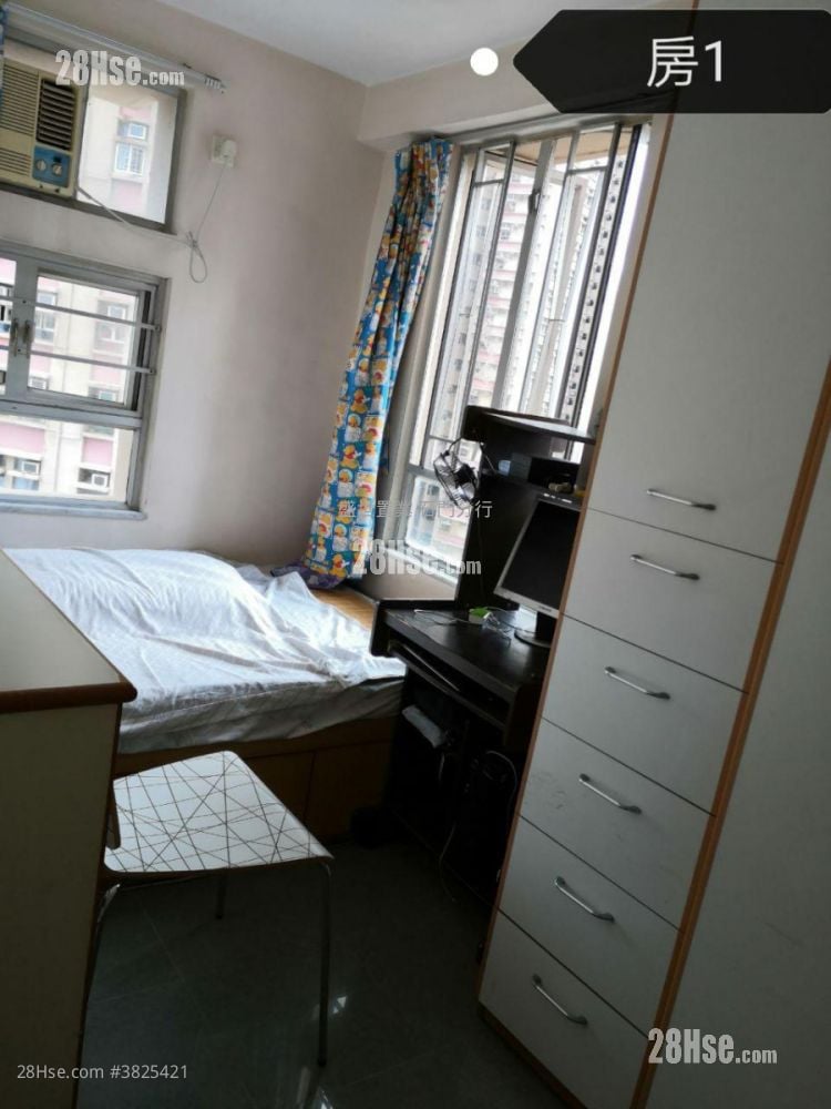 愉田苑 售盤 3 房 , 1 浴室 568 平方呎