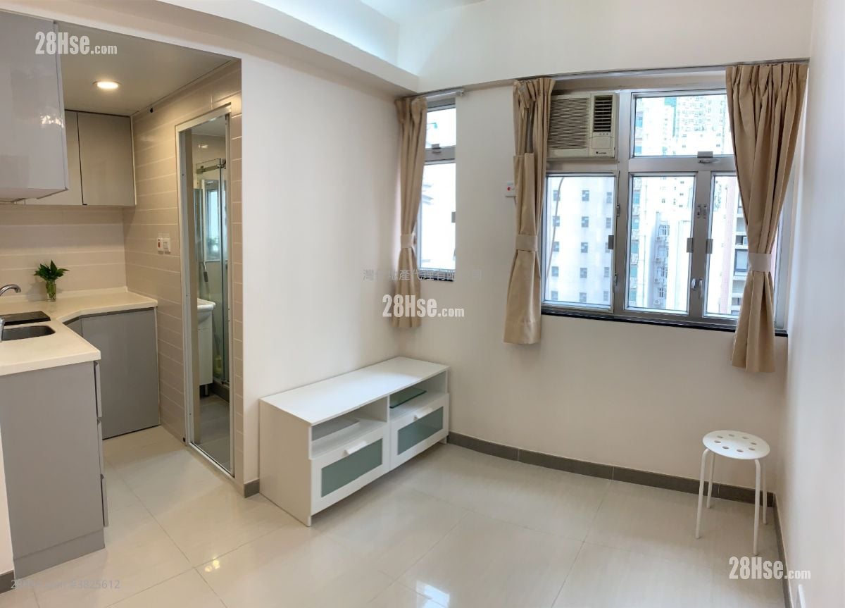 莊士頓大樓 租盤 2 房 , 1 浴室 338 平方呎