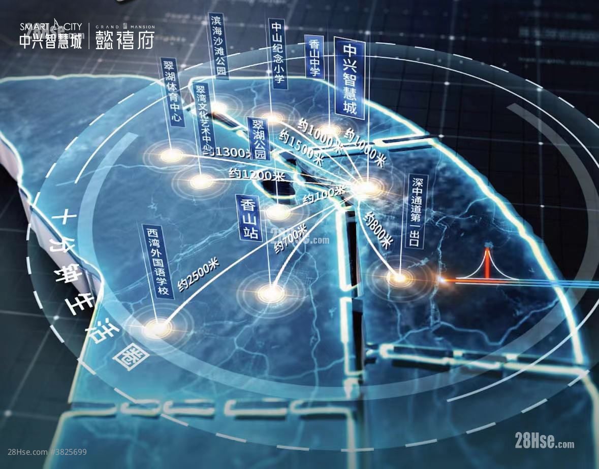 中兴智慧城 售盤 2 房 , 2 浴室