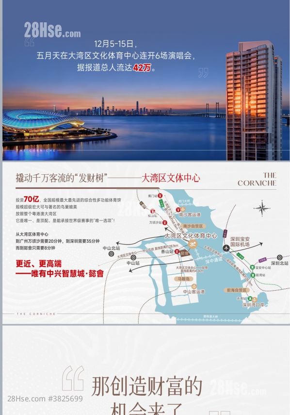 中兴智慧城 售盤 2 房 , 2 浴室