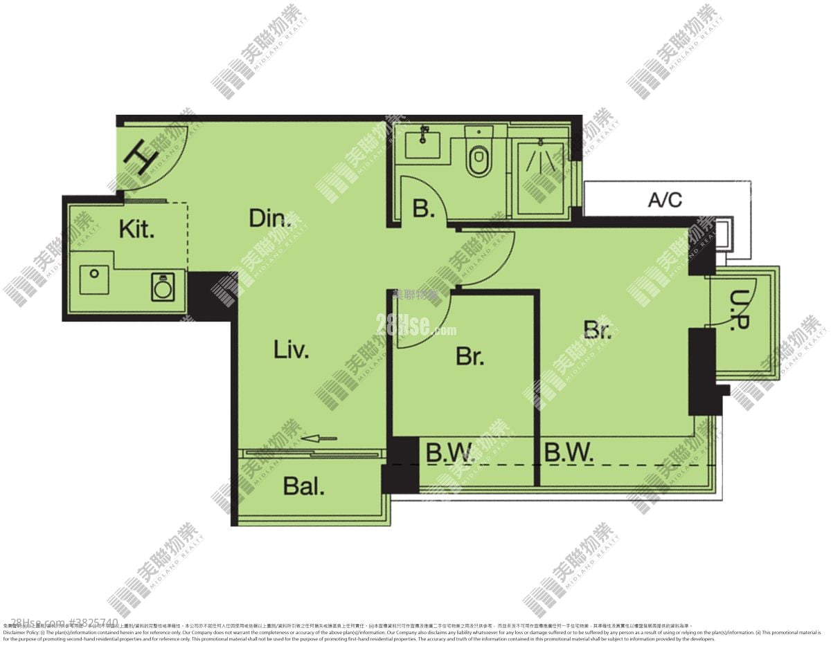 The Reach Rental 2 Bedrooms , 1 Bathroom 426 ft²