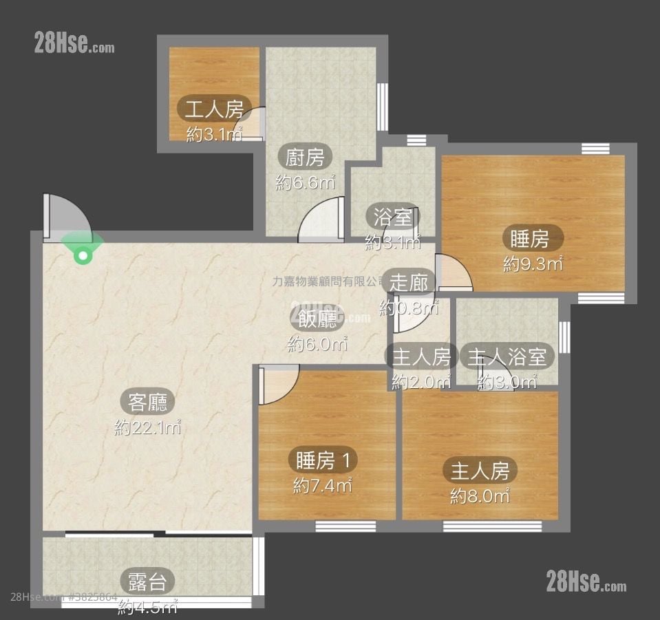 Phoenix Court Sell 3 Bedrooms 915 ft²