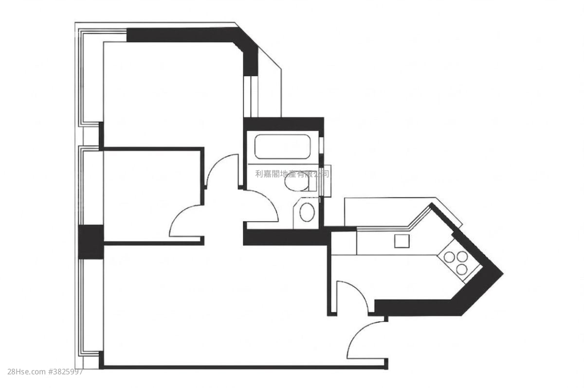 柏景灣 售盤 2 房 469 平方呎