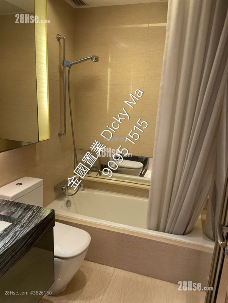 天璽 租盤 2 房 , 2 浴室 640 平方呎