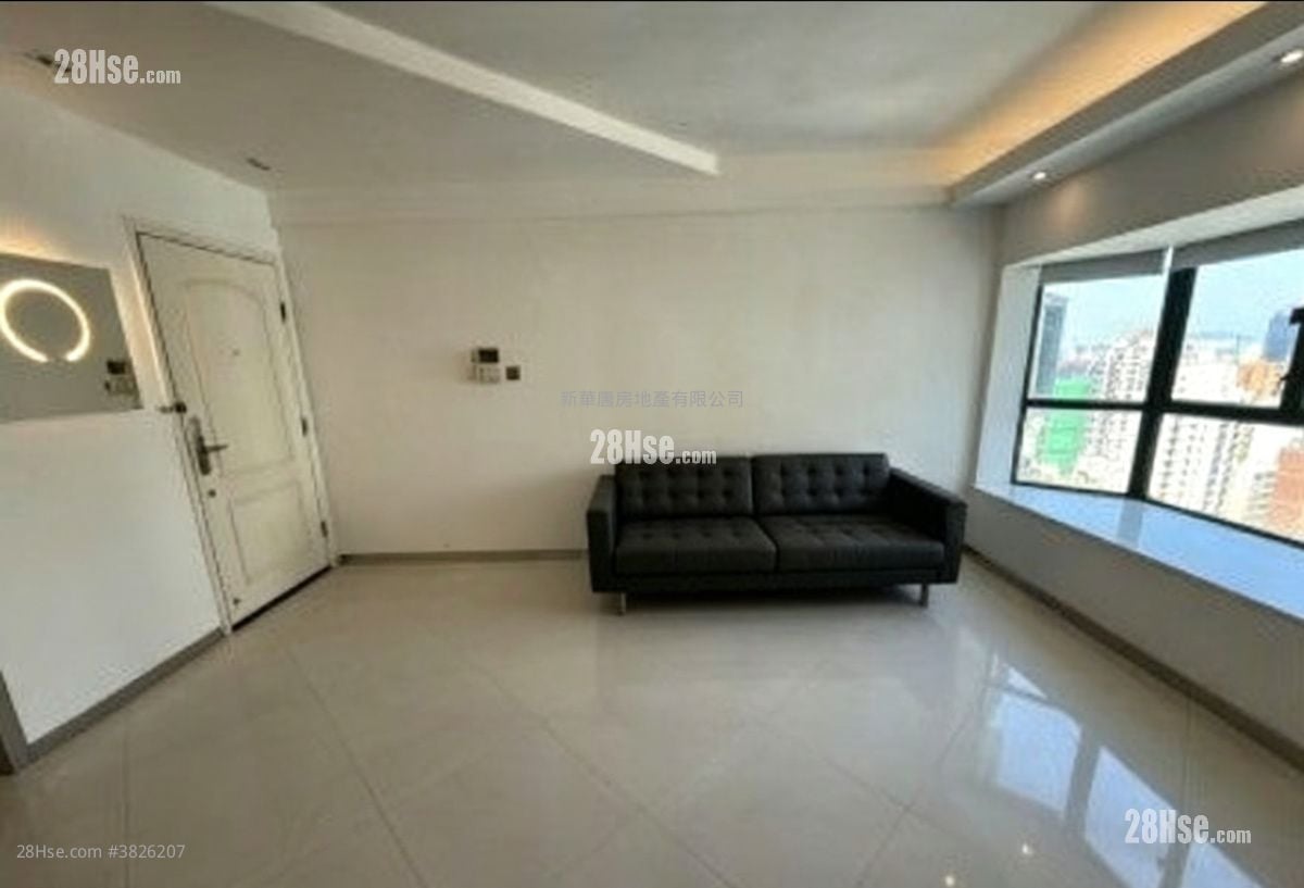 俊傑花園 租盤 2 房 , 2 浴室 626 平方呎