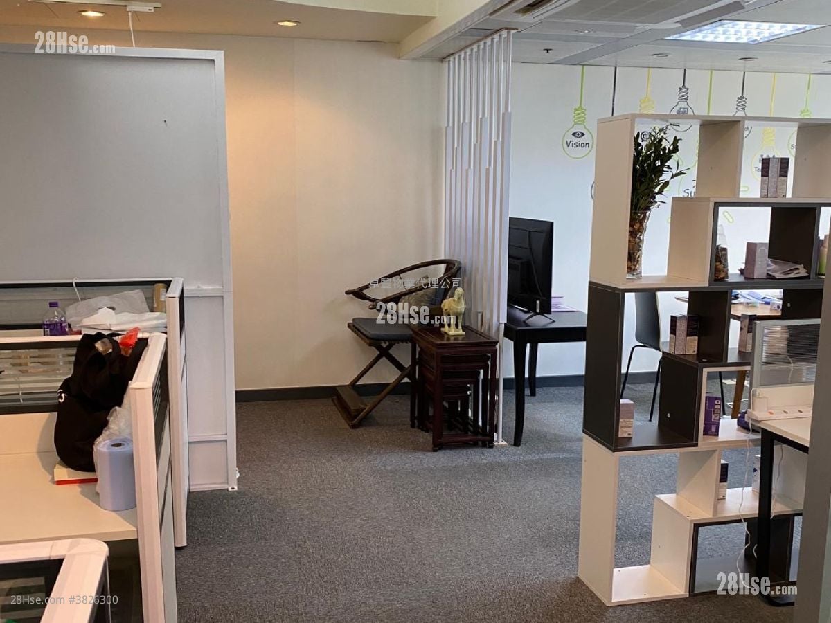 香港中心 租盤 1 房 586 平方呎