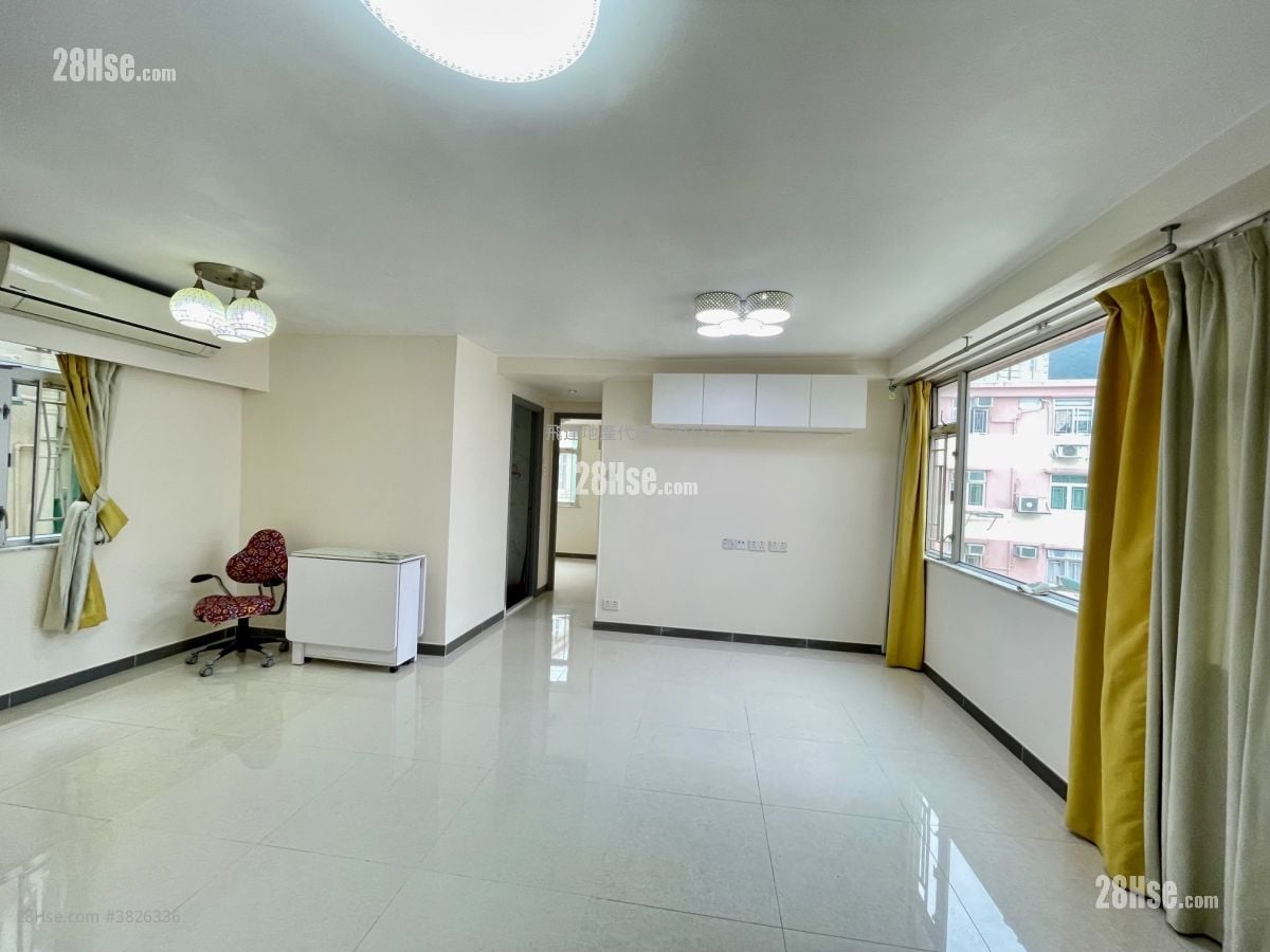 真能閣 租盤 2 房 , 1 浴室 547 平方呎