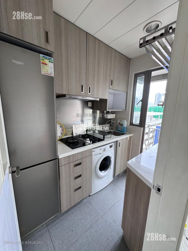 寓弍捌 租盘 2 房 , 1 浴室 433 平方尺