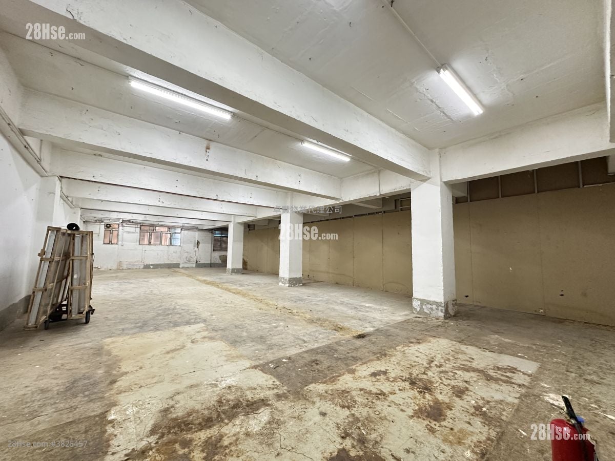 麗昌工廠大廈 租盤 開放式間隔 1,520 平方呎