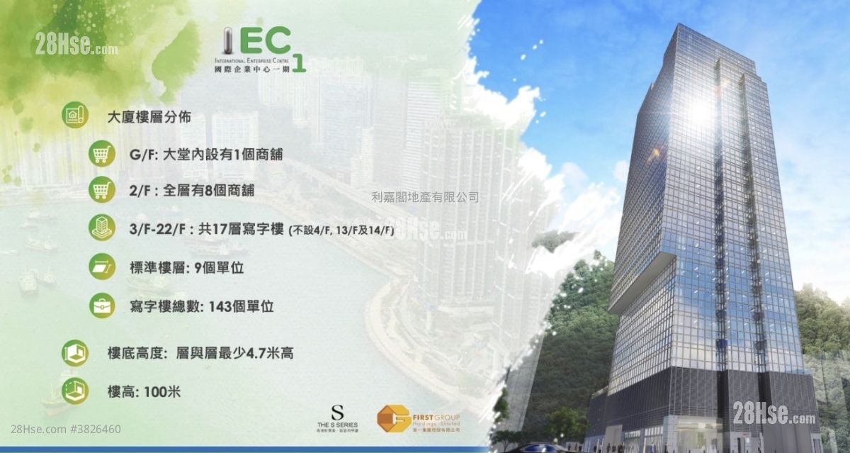 國際企業中心一期 售盤