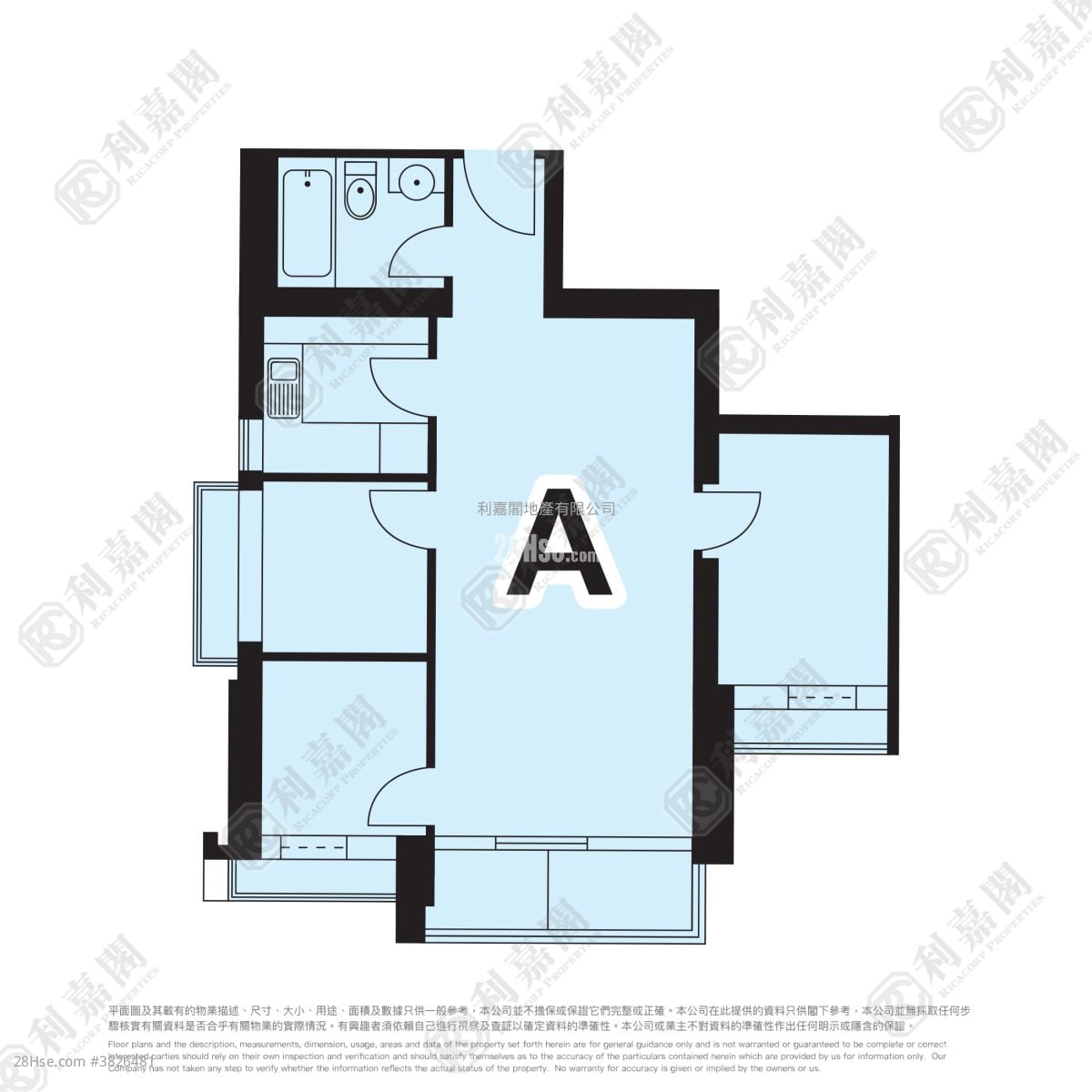 Metro Town Sell 3 Bedrooms , 1 Bathroom 594 ft²