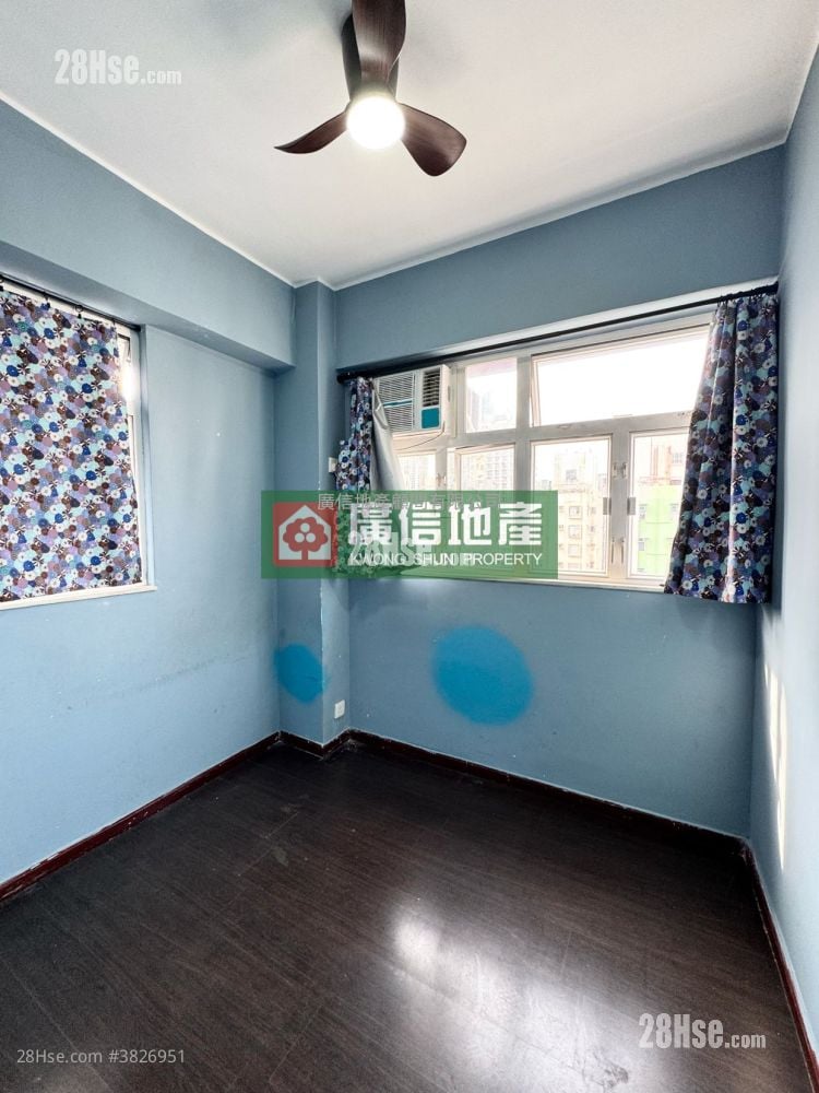 金華大廈 租盤 2 房 , 1 浴室 347 平方呎