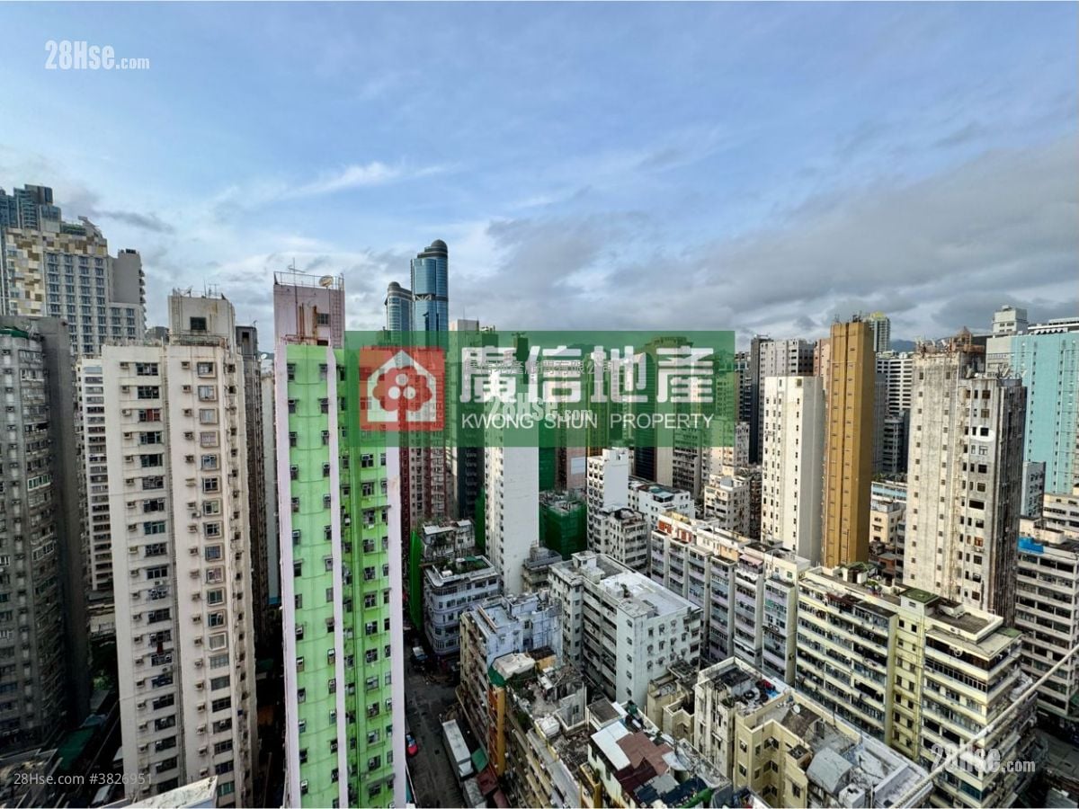 金華大廈 租盤 2 房 , 1 浴室 347 平方呎